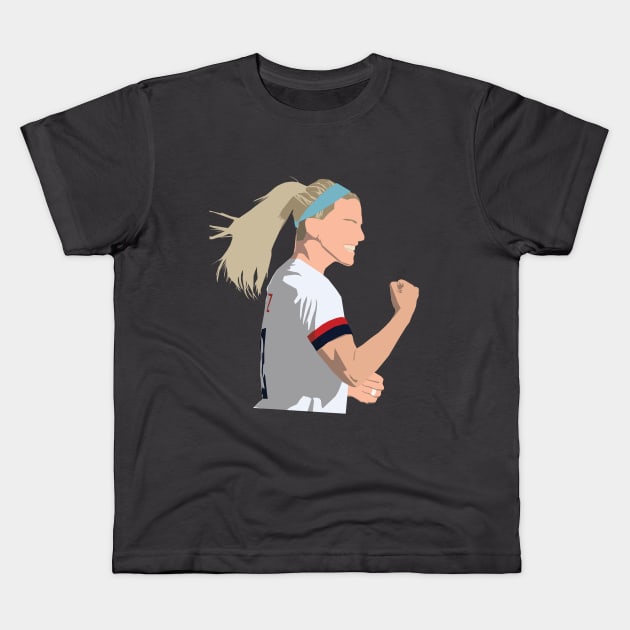 Julie Ertz USWNT Kids T-Shirt by Hevding